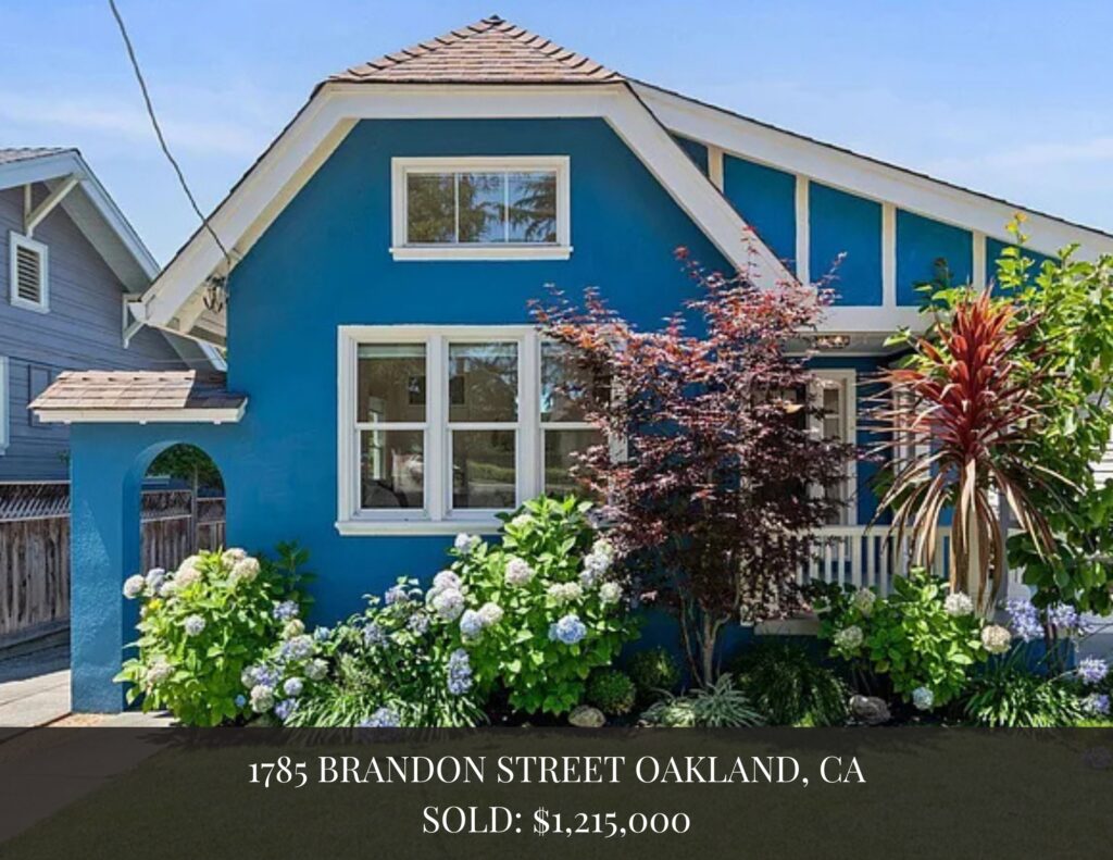 1785 BRANDON STREET OAKLAND, CA